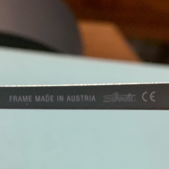 Pre-owned Green Matte Silhouette frames 5452 40 6054 17 135 - Picture 7 of 10